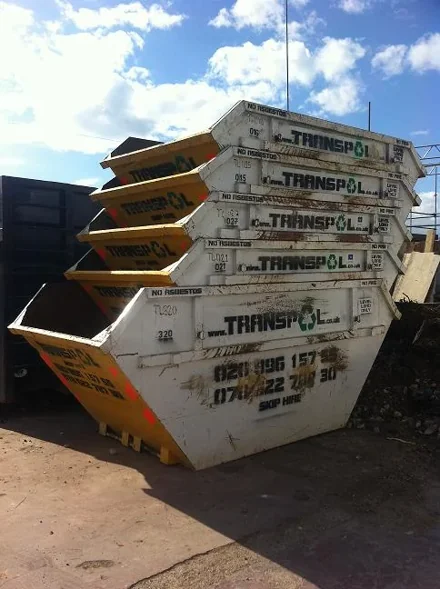TRANSPOL skip delivery photograph